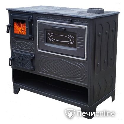 Отопительно-варочная печь МастерПечь ПВ-05С с духовым шкафом, 8.5 кВт в Уфе